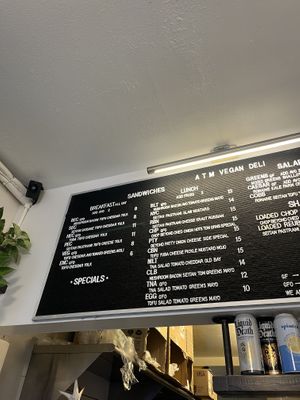   at A. T. M. Vegan Deli in Brooklyn