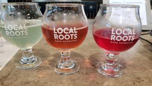 Three non alcoholic choices on tap. at The Boochyard @ Local Roots in Vista
