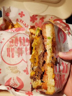 Earth Melting Patty Melt at The Radical Beet in San Diego