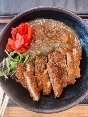 Vegan katsu curry at Rice Workshop in Melbourne