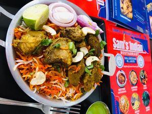 sam's Indian restaurant Kamala Phuket Thailand , serving the top-notch Indian vegetarian dishes. at Sam's Indian Restaurant in Phuket