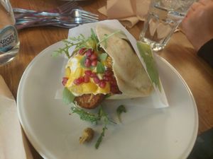 Falafel pita at Green Way - Food For Life in Sopot