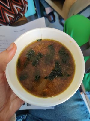 Zuppa di Miso at Animo Cucina Naturale in Brescia