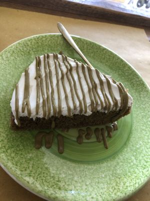 Matcha 🍵 cake!  at Animo Cucina Naturale in Brescia