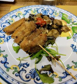 Involtini palermitani at Animo Cucina Naturale in Brescia