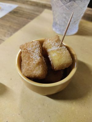 Crema fritta at Animo Cucina Naturale in Brescia