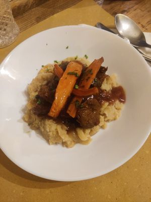 Goulash at Animo Cucina Naturale in Brescia