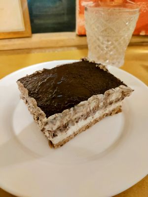 Tiramisù at Animo Cucina Naturale in Brescia
