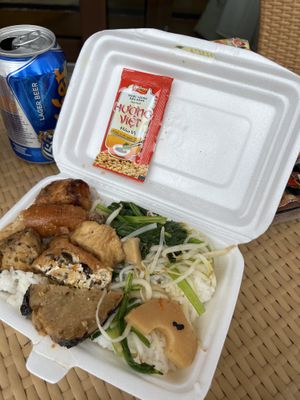 Com hop chay  at Quán Chay Thiện Tâm in Nha Trang
