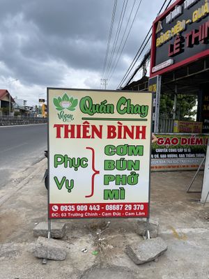 Find this sign!  at Quán Chay Thiện Tâm in Nha Trang