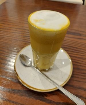 Golden milk at Soulcafé in Berlin