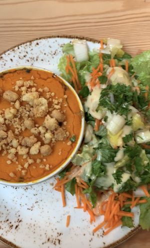 Délicieux parmentier de lentilles !  at Hopen Source in Lille