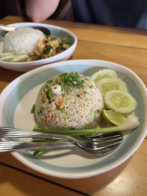 Fried veggie rice at Malakor Kitchen and Cafe - ร้านมะละกอ in Ayutthaya