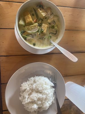 Thai green curry  at Malakor Kitchen and Cafe - ร้านมะละกอ in Ayutthaya