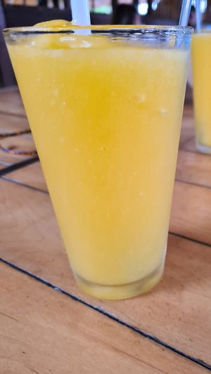 Mango frappe at Malakor Kitchen and Cafe - ร้านมะละกอ in Ayutthaya