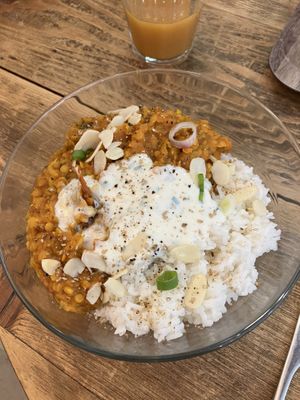 Moroccan lentils   at L'Okara in Caen