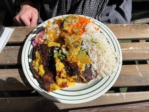Assiette du jour at L'Okara in Caen