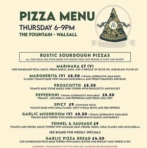   at The Fountain Inn in Walsall