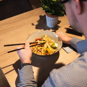 Ricebowl Tofu&Veggie at Jin's Ramen - Hietzing in Vienna