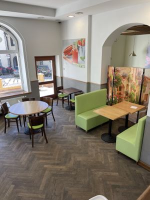 Indoor seating downstairs   at Green Way Classic - Prosta in Olsztyn