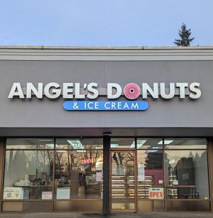 exterior at Angel's Donuts & Ice Cream in Vancouver