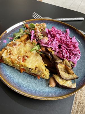 The delicious quiche and salad …. 🤤   at Zola's Bakery in Galashiels