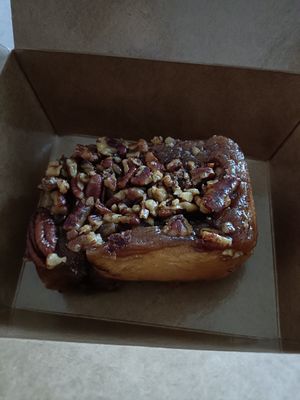 Cinammon, maple and pecan swirl at Zola's Bakery in Galashiels