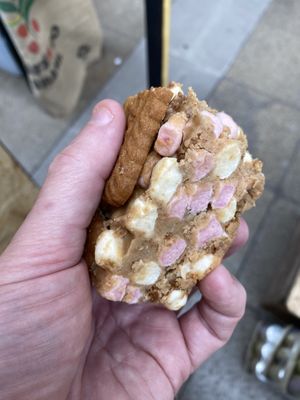 Rocky   at Zola's Bakery in Galashiels