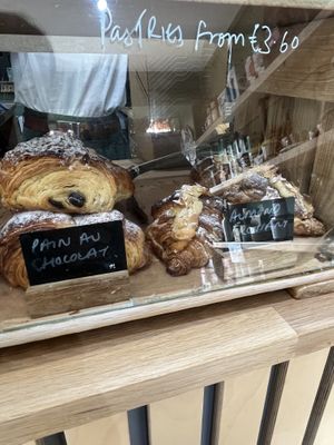 Pastries   at Zola's Bakery in Galashiels