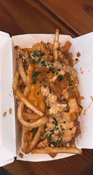 plant style fries - $8  at Plantees in Orlando