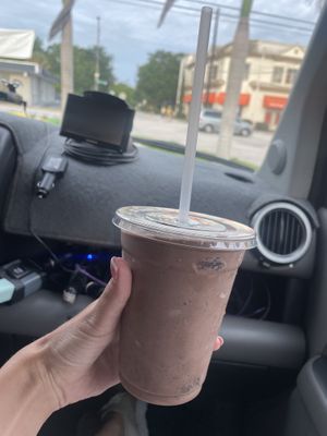 Chocolate oreo milkshake   at Plantees in Orlando