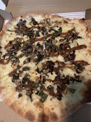 Mushroom vegan option   at Jackknife Brewing in Kelowna