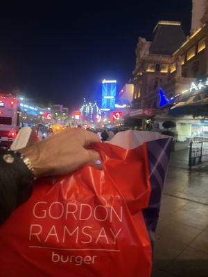 Take out   at Gordon Ramsay Burger in Las Vegas