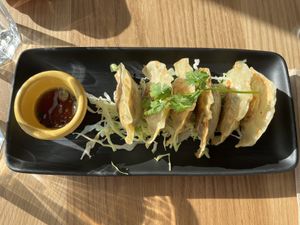 Pot stickers   at Kati Vegan Thai in Kirkland