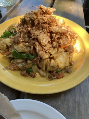 Pad See Ew with crispy jackfruit  at Kati Vegan Thai in Kirkland