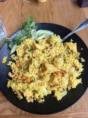 Pinapple fried rice  at Kati Vegan Thai in Kirkland