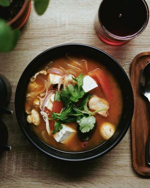 TomYum Soup at Kati Vegan Thai in Kirkland