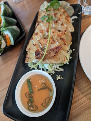 Potstickers at Kati Vegan Thai in Kirkland