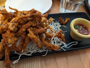 Deviled mushrooms at Kati Vegan Thai in Kirkland