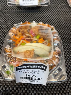 Vegan bao (to go) at Happi Spatula in Vista