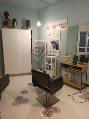 Interior - sala privada at Peluquería Orgánica Sif in St Celoni