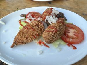 Jackfruit wings  at The Bouverie Tap in Folkestone