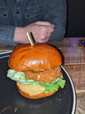 Vegan Motherclucker Burger at Turtle Bay in Sheffield