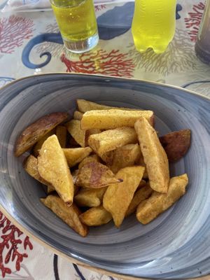 Fries  at La Tia Fela in Paracas