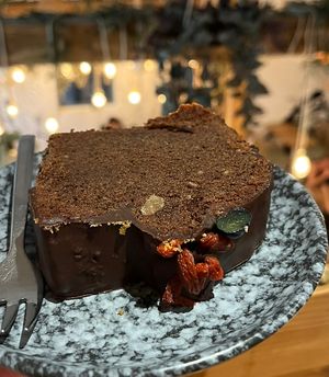 Schokokuchen  at Hanging Out Café in Hamburg