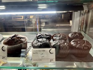 Vegan Chocolate muffins   at Frogmoon in Aberdeen