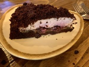 Mole mound cake  at Frogmoon in Aberdeen