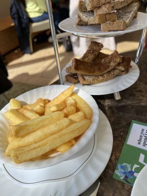 Side of chips  at Bettys in Harrogate