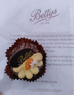 Carrot cake gugelhupf (May 2022) at Bettys in Harrogate