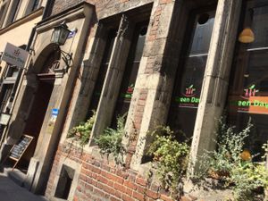 outside  at Green Day in Krakow